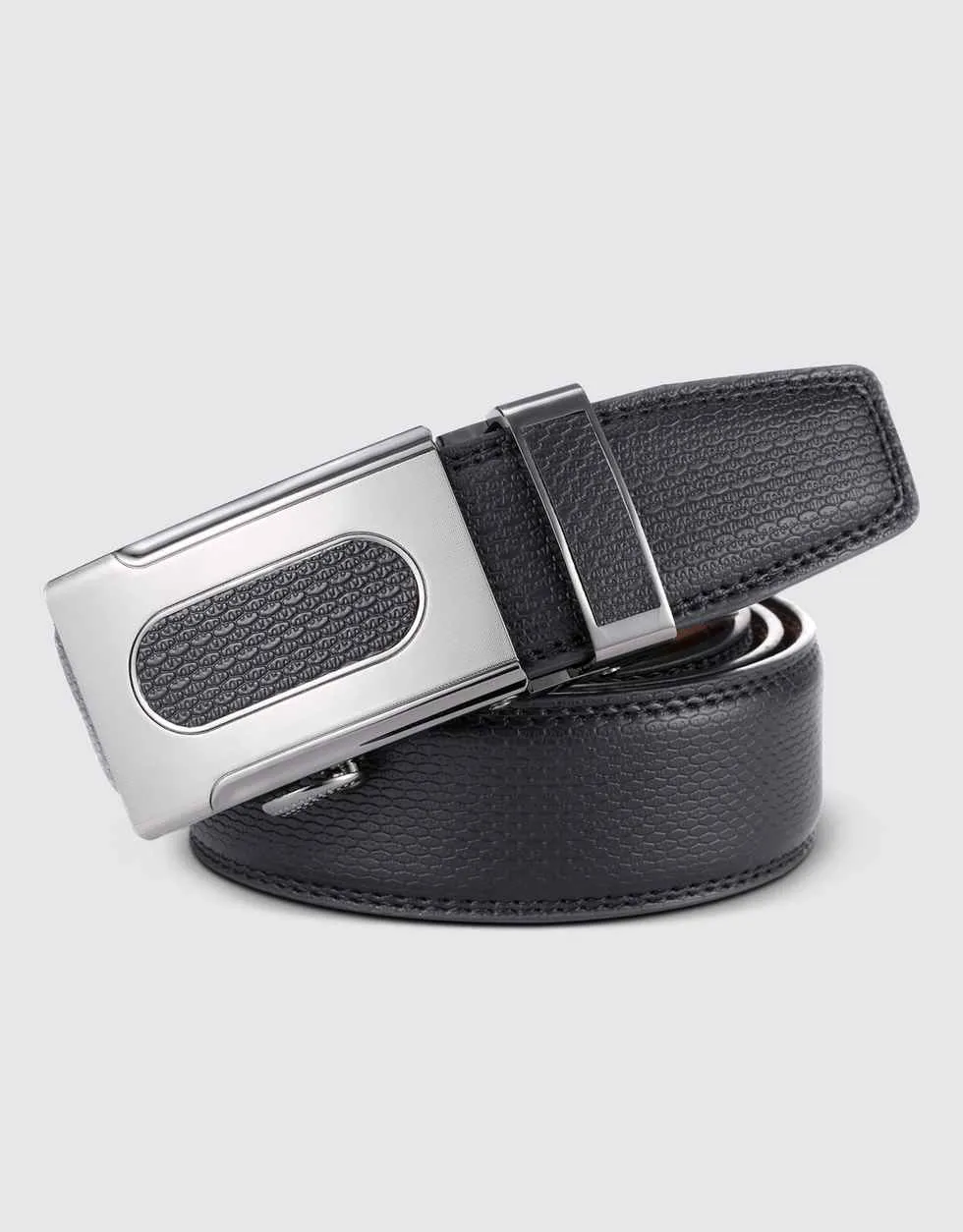 Speckled Metallic Ratchet Belt