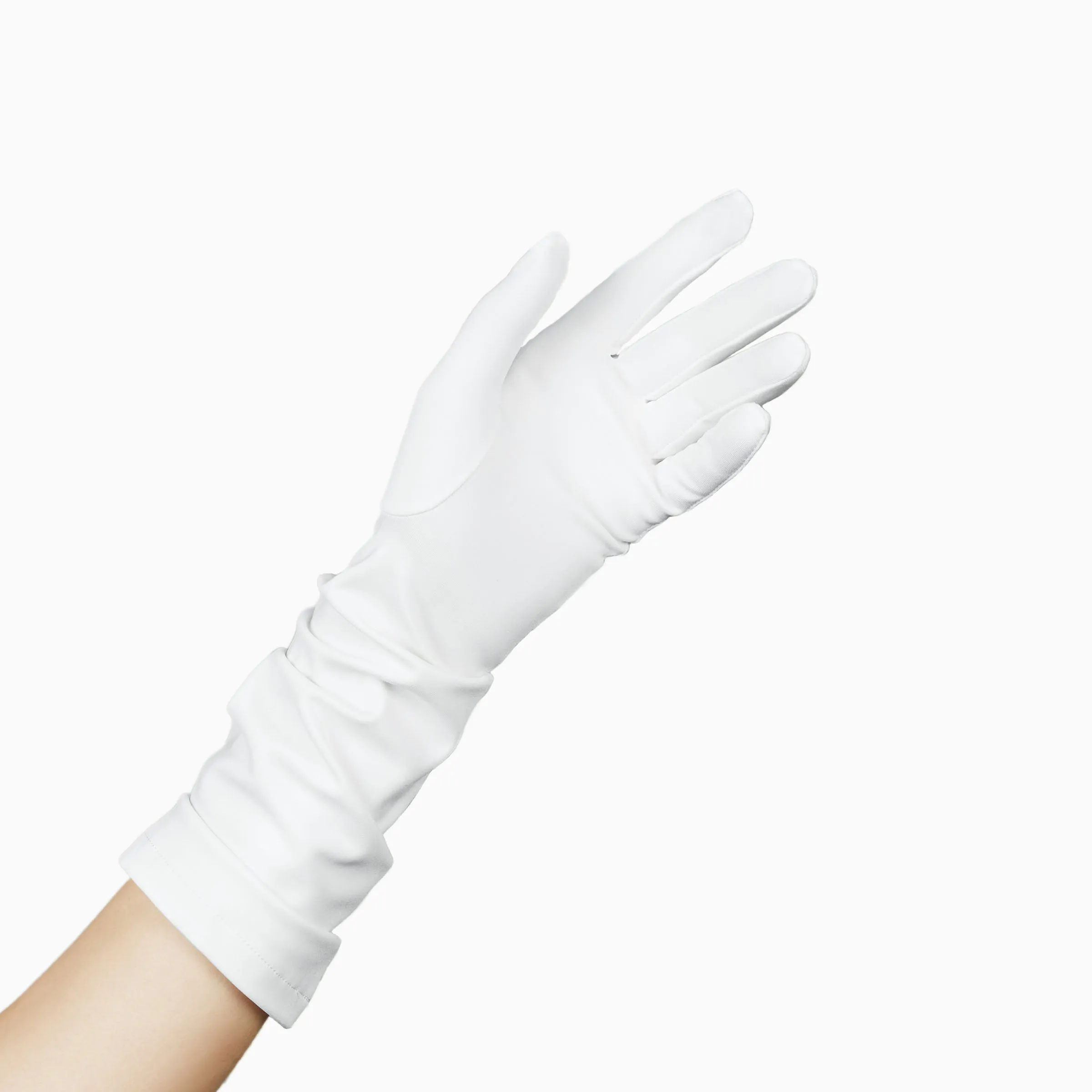 THE JILL - White Mid Length Glove