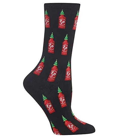 WOMEN'S HOT SAUCE CREW SOCKS